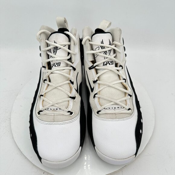 Nike Air Sonic Flight High Men Size 10.5 641333 100 Black White Gary Payton Shoe - Picture 3 of 11